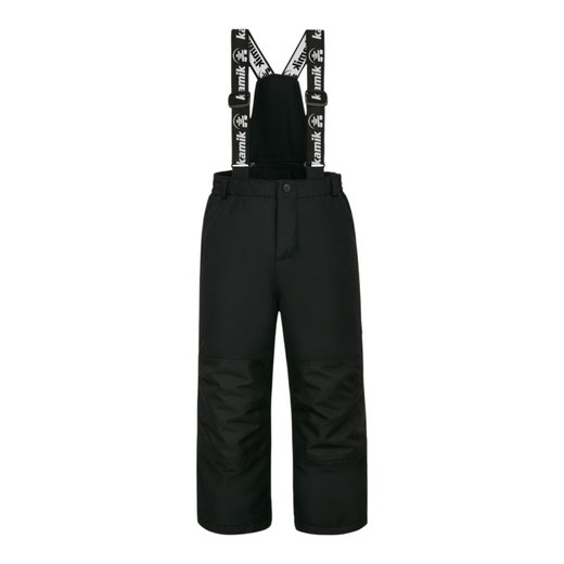 Kamik Winterhose Skihose Regan (Kantenschutz, abnehmbares Träger-/Latz-System) schwarz Kinder